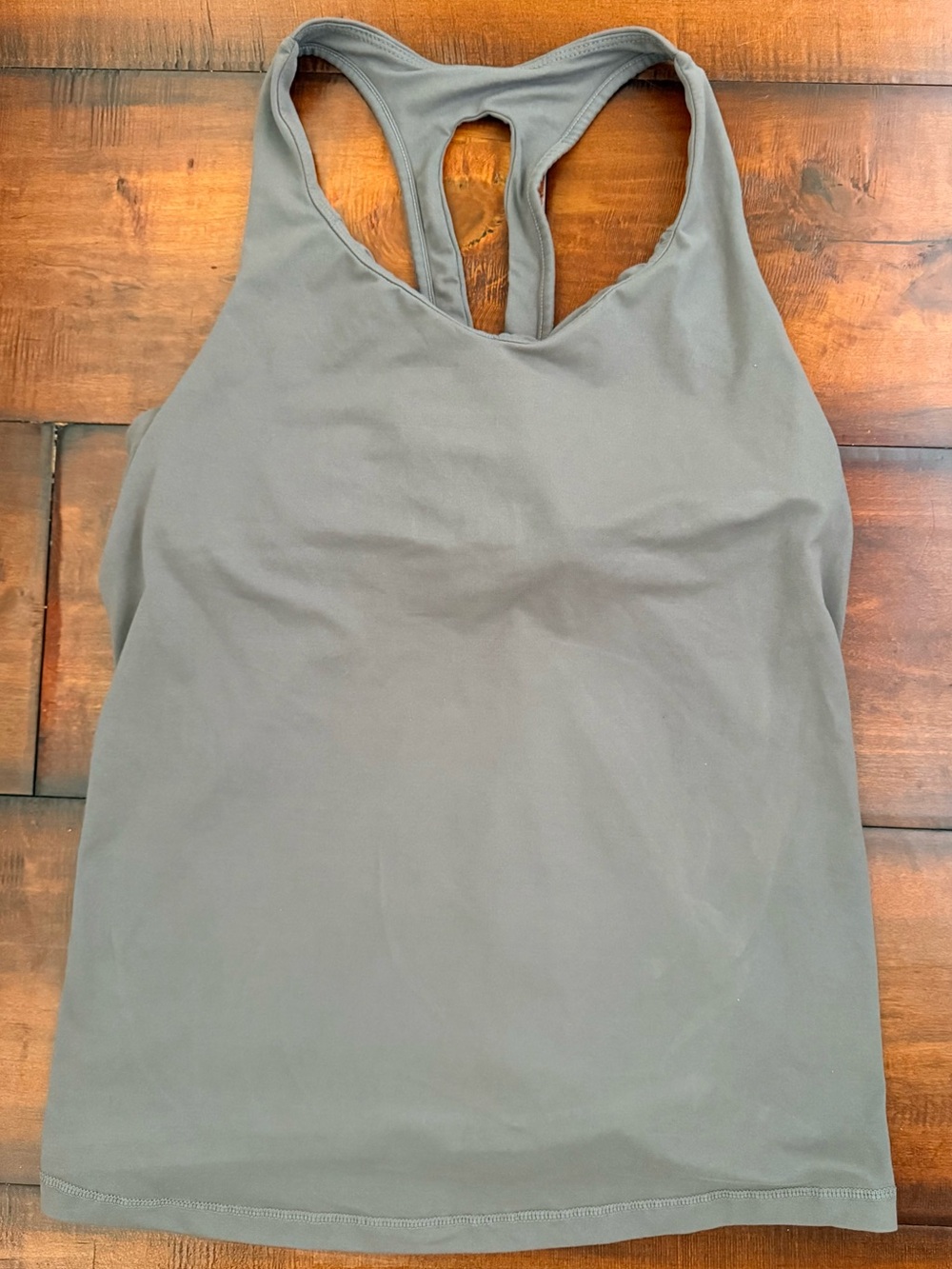 Women's Brown Racerback Tank Top